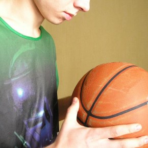 Basketball player thinking