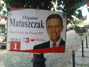 plakat wyborczy Matuszczyk
