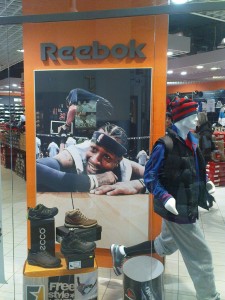 Witryna w galeri handlowej