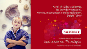 Kup indeks na Walentynki