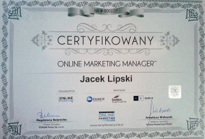 Zdjęcie certyfikatu